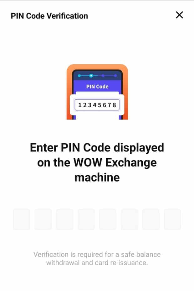 WOWPASS Korea Review: How To Use WOWPASS With T-Money 2024 69 WOWPASS Pin Code Verification