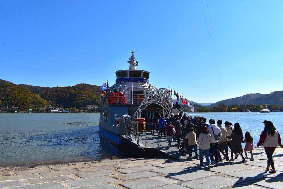 How To Get From Seoul To Nami Island By Car, Train, Tour 2024 19 Ferry to Nami Island