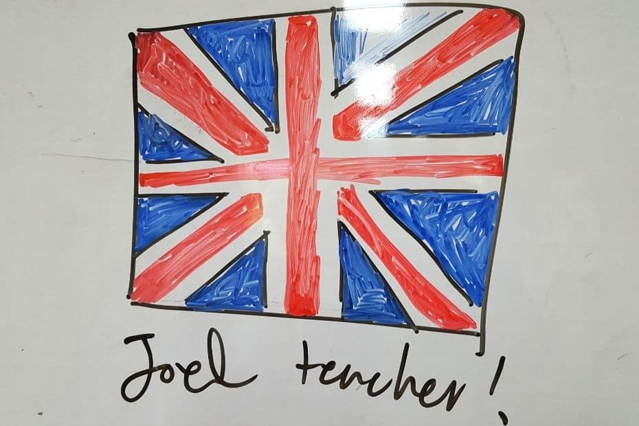 My EPIK Life: 5 Fun Years Teaching English In Korea 5 British flag with Joel Teacher - a title earned in my EPIK life