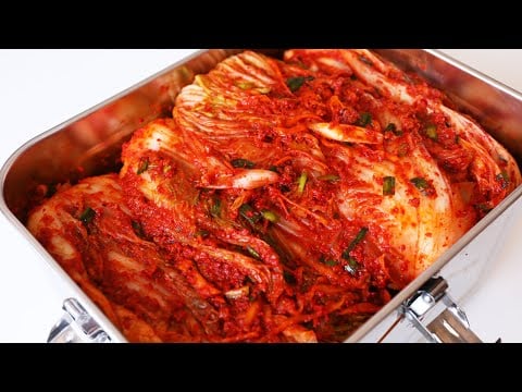 Let’s make traditional Korean kimchi! #shorts