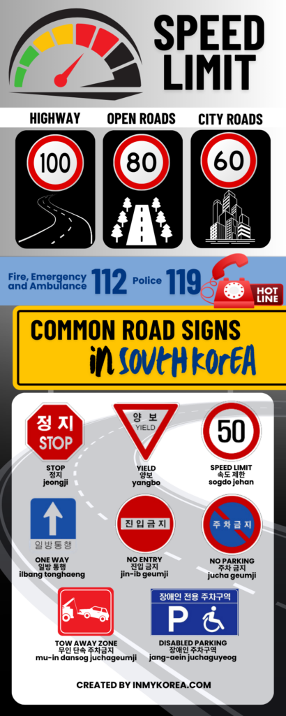 Driving in Korea for Foreigners: The comprehensive Guide 2024 9 Driving in Korea Infographics